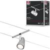 Paulmann Funsytem Cup 94466 - Faretto singolo max. 10 W, cromato opaco, plastica cromata, guida in metallo GU5,3