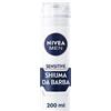 Nivea Men Sensitive Schiuma Da Barba Pelle Sensibile 200ml