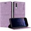 TOUCASA Custodia per Samsung Galaxy A70, Flip Custodia Portafoglio in Pelle, con Funzione Stand Chiusura Magnetica Slot per Schede Custodia per Samsung A70 - Viola