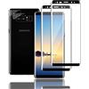 Ydiciv 4 Pezzi Vetro Temperato Compatibile con Samsung Galaxy Note 8, 2 Pezzi Pellicola Protettiva e 2 Pezzi Pellicola Fotocamera, HD Chiaro, Senza Bolle