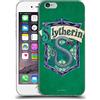 Head Case Designs Licenza Ufficiale Harry Potter Slytherin Cresta Sorcerer's Stone I Custodia Cover in Morbido Gel Compatibile con Apple iPhone 6 / iPhone 6s