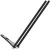 4 Supporti Per Canna Da Pesca In Alluminio 50-90 Cm – Aste Telescopiche Con Filetto Inglese, Nero - 3