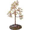 MINA HEAL Albero d'argento di cristallo per la guarigione dei Chakra Feng Shui Fortune Buona Fortuna Ricchezza e prosperità
