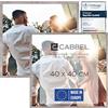 CABBEL confezione doppia (set di 2) cornice 40x40 cm, Grigio (Calcestruzzo), robusta cornice in legno MDF, plexiglass infrangibile,