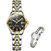 Raitown Orologio donna in acciaio inossidabile con quadrante piccolo