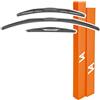 VIA ALBION® Spazzole tergicristallo per MITSUBISHI OUTLANDER Mk3 (2012-2021) - Set di tergicristalli anteriori e posteriori per tutte le stagioni