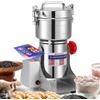 Moongiantgo 800g Mulino per Cereali Elettrica, con Display a LED, Acciaio Inossidabile & Motore Commerciale 2500W 36000RPM, 30S Rettifica Ultra Fine ad Alta Velocità, per Cereali/Erbe/Spezie/Noci