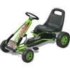 Vidaxl Go Kart a pedali con seduta regolabile Verde