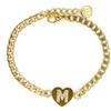 AB-GLOBAL Srl MYLOVLY GIOIELLI ABC BRACCIALE CATENA LETTERA M ORO