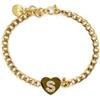 AB-GLOBAL Srl MYLOVLY GIOIELLI ABC BRACCIALE CATENA LETTERA S ORO
