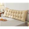 UWOBTN Cuscino da Lettura , 60/80/100/120/150/180/200cm Schienale Testata Letto Divano ,grande Rettangolare Cuscino Schienale , Premium Cuscino Lettura Testiera ,Lavabile Cuscino da Parete ( Color : #10 , Si