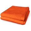 BANZAII TEXTILE INNOVATOR ONLINE Banzaii 2 Salviette in Morbida Spugna 60 x 40 cm, 100% Cotone di Alta Qualità, Trattamento Super Assorbenza - Arancione