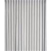 cité de la déco Tenda a strisce per porta, in plastica di alta qualità, larghezza 90 cm x lunghezza 220 cm bianco e grigio