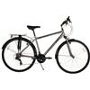 Bounty Country, Bicicletta Ibrida Unisex Adulto, Argento, 45.72 cm