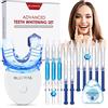 Bledras Kit Gel Sbiancante per Denti, Bledras Sbiancante Dentale Professionale, con 12 Gel Sbiancanti, 3 Lenitivi, 15 Minuti di Sbiancamento dei Denti, Facile da Usare a Casa