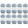 Gründl Lana Baby Cotton - Lana per Bambini per Maglia e Uncinetto - Resistente e Facile da Lavare - 50% Cotone, 50% Poliacrilico - 10 Gomitoli da 50g/140m - Ferri 3,5-4,5 - Acquamarina