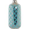 DKD Home Decor Vaso in porcellana orientale turchese (15 x 15 x 41,5 cm) (Riferimento: S3015271)
