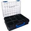 Sortimo T-BOXX 330 con 8 Insetbox H95 - Robusta scatola per piccoli oggetti con coperchio trasparente, suddivisione flessibile e trasporto sicuro Compatibile con dispositivi Sortimo e WorkMo