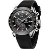 BENYAR Orologio da Uomo Cronografo Analogico Movimento al Quarzo Impermeabile Luminoso Moda Sportivo Affari Orologio da Polso Elegante Regalo per Uomo