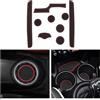 CDEFG Compatibile con Mini Cooper F56 2015-2022 2023, Tappetino Antiscivolo Antipolvere Antigraffio Tappetini in Gomma Portabicchieri Auto Cooper F56 Accessori(rosso)