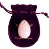 Polar Jade Yoni Uovo di quarzo rosa, Pre-forato, Di medie dimensioni, con il certificato e le istruzioni, per le donne per rafforzare i muscoli del pavimento pelvico controllo della vescica meglio, prevenzione incontinenza urinaria da Polar Jade