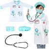 Wiclin Child Role Play Costumi, Medico, Infermiera Dress Up Playset Kit per Bambini 3-5 anni, 5-7 anni, 7-9 anni