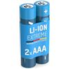 ANSMANN Extreme Lithium Batterie AAA Micro - un Pacco da 2 - 1,5V | LR3 - Alta capacità, estremamente leggera - potenza + 700% in piu di Alkaline