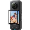 Insta360 Protezione Schermo per X3, Design Curvo in Vetro Temperato, Durevole e Resistente, Kit di Montaggio