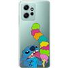 ERT GROUP custodia per cellulare per Xiaomi REDMI NOTE 12 4G originale e con licenza ufficiale Disney, modello Stitch 015 adattato alla forma dello smartphone, parzialmente trasparente