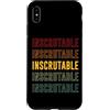 Inscrutable Apparel Custodia per iPhone XS Max Orgoglio imperscrutabile, imperscrutabile