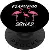 Amazing Flamingo Gifts and Apparel Uomini Donne Fenicotteri Carino Flamingo Squad Distressed PopSockets PopGrip Intercambiabile
