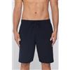 Tezenis Pantaloncini Corti In 100% Cotone Super Leggero Con Tasche Uomo Blu
