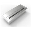 Divina Fire Bruciatore per camino a bioetanolo biocamino in acciaio inox 3,5 lt 45,7X18,7XH9,5 cm