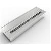 Divina Fire Bruciatore per camino a bioetanolo biocamino in acciaio inox 4,5 lt 61X18XH9,5 cm