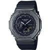 Casio Orologio Casio - GM-2100BB-1AER, G-Shock Unisex acciaio inossidabile Nero