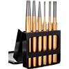 Mannesmann M65410 6-Piece Striking Tool Set with Cotter Pin Drive and Taper Punch