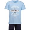 Henry Terre Pigiama da uomo Shorty Vintage Blu Shorts Set 2 pezzi M-5XL Cotone, verde, XXXXL