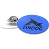 Spille in plastica forma ovale piccole 28 x 19 mm personalizzate o neutre