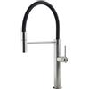 Foster Miscelatore monocomando con canna girevole e snodabile 8424 100 finitura acciaio inox