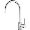 Foster Miscelatore monocomando con canna girevole 8458 001 finitura ottone cromato
