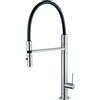 Foster Miscelatore monocomando con canna girevole e snodabile 8477 100 finitura acciaio inox