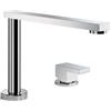 Foster Miscelatore a comando remoto con canna girevole a scomparsa 8478 001 finitura ottone cromato