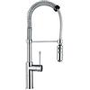 Foster Miscelatore monocomando con canna girevole e doccia orientabile 8484 000 finitura ottone cromato