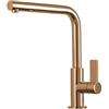 Foster Miscelatore monocomando con canna girevole 8497 400 finitura ottone PVD copper