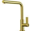 Foster PRONTA CONSEGNA - Foster Miscelatore monocomando con canna girevole 8497 700 finitura ottone PVD gold