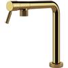 Foster Miscelatore monocomando con canna girevole a scomparsa 8524 009 finitura ottone PVD gold