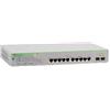 Allied Telesis GS950/10PS Gestito Gigabit Ethernet (10/100/1000) Supporto Power over Ethernet (PoE) Verde, Grigio AT-GS950/10PS V2-50