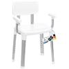 Weinberger 43907 per doccia e bagno sedia con schienale e braccioli