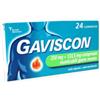 Gaviscon 24 Compresse Masticabili Menta 250+133,5MG