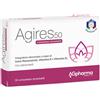 Agpharma AGIRES 50 30 COMPRESSE OROSOLUBILI SCATOLA 5,4 G